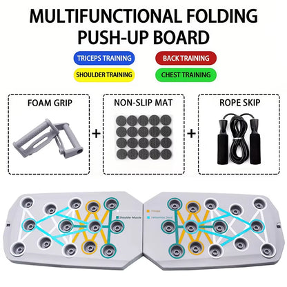 Transform Your Workouts Anywhere with the Ultimate Portable Push-Up Board Set!