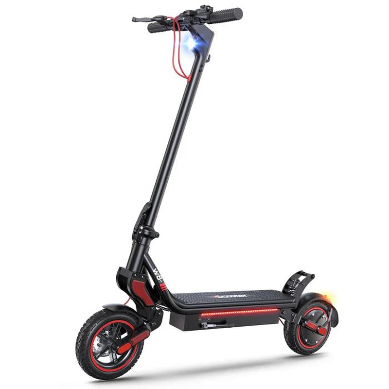 【Back to School Sale】Off-Road Powerful Electric Scooter, 800W/500W Motor, 28Mph/25Mph,28Miles/23Miles,10' Pneumatic Tires, LED Screen Design, Double Suspension, APP Control, Adult Commuting Electric Scooter