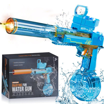 Ultimate LED High-Powered Water Shooter - Long Range 26-35Ft, IP67 Waterproof - Perfect for Summer Fun, Outdoor Parties & Birthday Gifts!